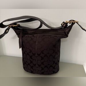 Coach Signature Duffle Bleeker Bucket Bag Vintage Authentic Gently Used